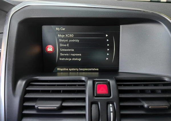 Volvo XC 60 cena 75900 przebieg: 179000, rok produkcji 2014 z Szczawnica małe 106